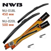 Набор щеток NWB (Япония)  NU-018L 450 мм и NU-020L 500 мм 