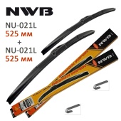 Набор щеток NWB (Япония) NU-021L 525 мм и NU-021L 525 мм 