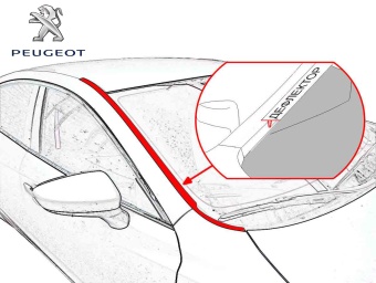 Дефлектор лобового стекла   Peugeot 5008 2016 - н. вр. 