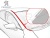 Дефлектор лобового стекла   Peugeot 207 2006 - н. вр. 