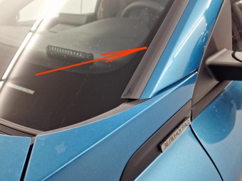 Дефлектор лобового стекла   Land Rover Range Rover (III рестайлинг-2) 2009-2012 