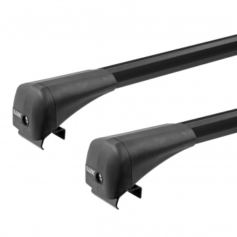 Багажник Lux Bridge чёрного цвета для Mitsubishi Outlander III 2012-БС4_Outlander12m