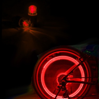 Светодиодные колпачки на ниппель красные 