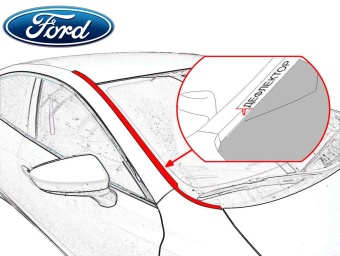 Дефлектор лобового стекла   Ford Mondeo IV 2007-2010 