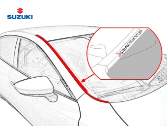 Дефлектор лобового стекла   Suzuki Baleno (III) 2022 - н. вр. 