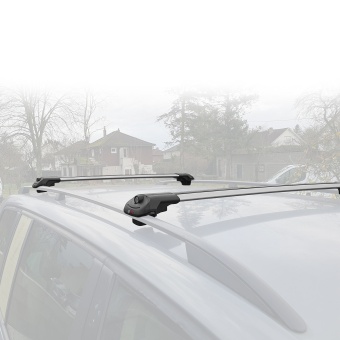 Багажник Apline ACE1 на рейлинги серый