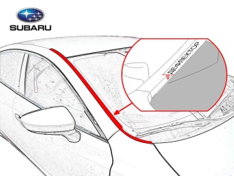 Дефлектор лобового стекла   Subaru Outback IV 2009-2012 