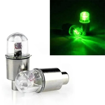 Светодиодные колпачки на ниппель зеленые