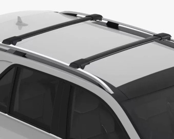 Багажник на рейлинги AVAG  MIG 56-B чёрный (универсальный)