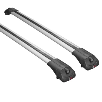 Багажник Apline ACE1 на рейлинги серый