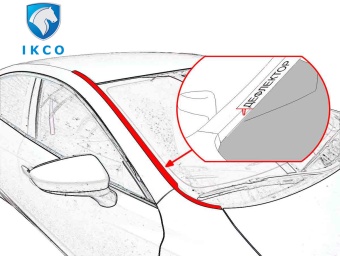 Дефлектор лобового стекла    Iran Khodro Samand 2006 - н. вр. 