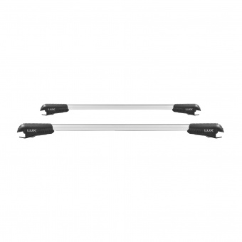 Багажник LUX ХАНТЕРL46-R (серый) для автомобилей с рейлингами