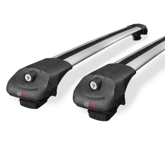 Багажник Apline ACE1 на рейлинги серый