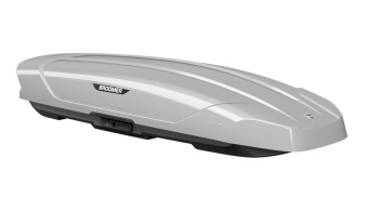 Автомобильный бокс Broomer Venture LS (450 л.) с быстрой системой крепления Fast Mount (крабы) Серый глянец 2130х890х360