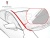 Дефлектор лобового стекла   Pontiac Vibe 2004-2008 