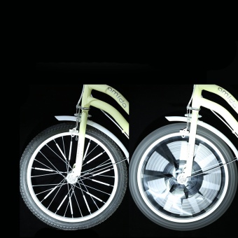 Светоотражатели на спицы велосипеда 12 шт. белые