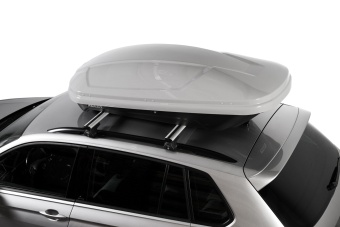 Автомобильный бокс Koffer Sport серый глянец 430л (duo open) 1780х850х400